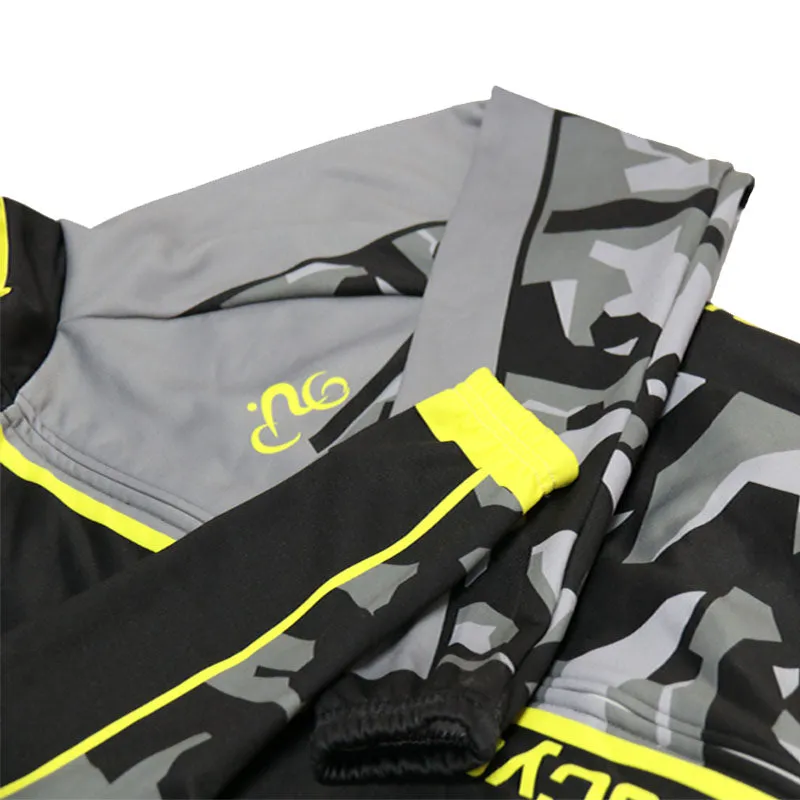 CDBD Fleece Retro Long Sleeves Jerseys