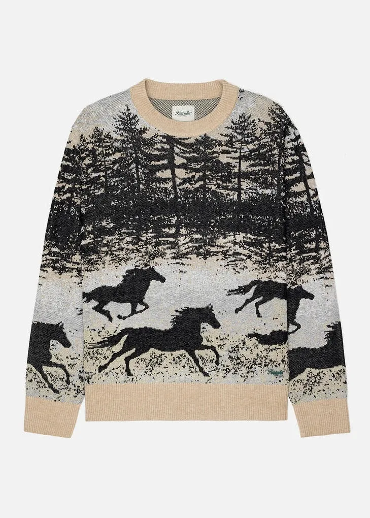 Jacquard Knit Sweater