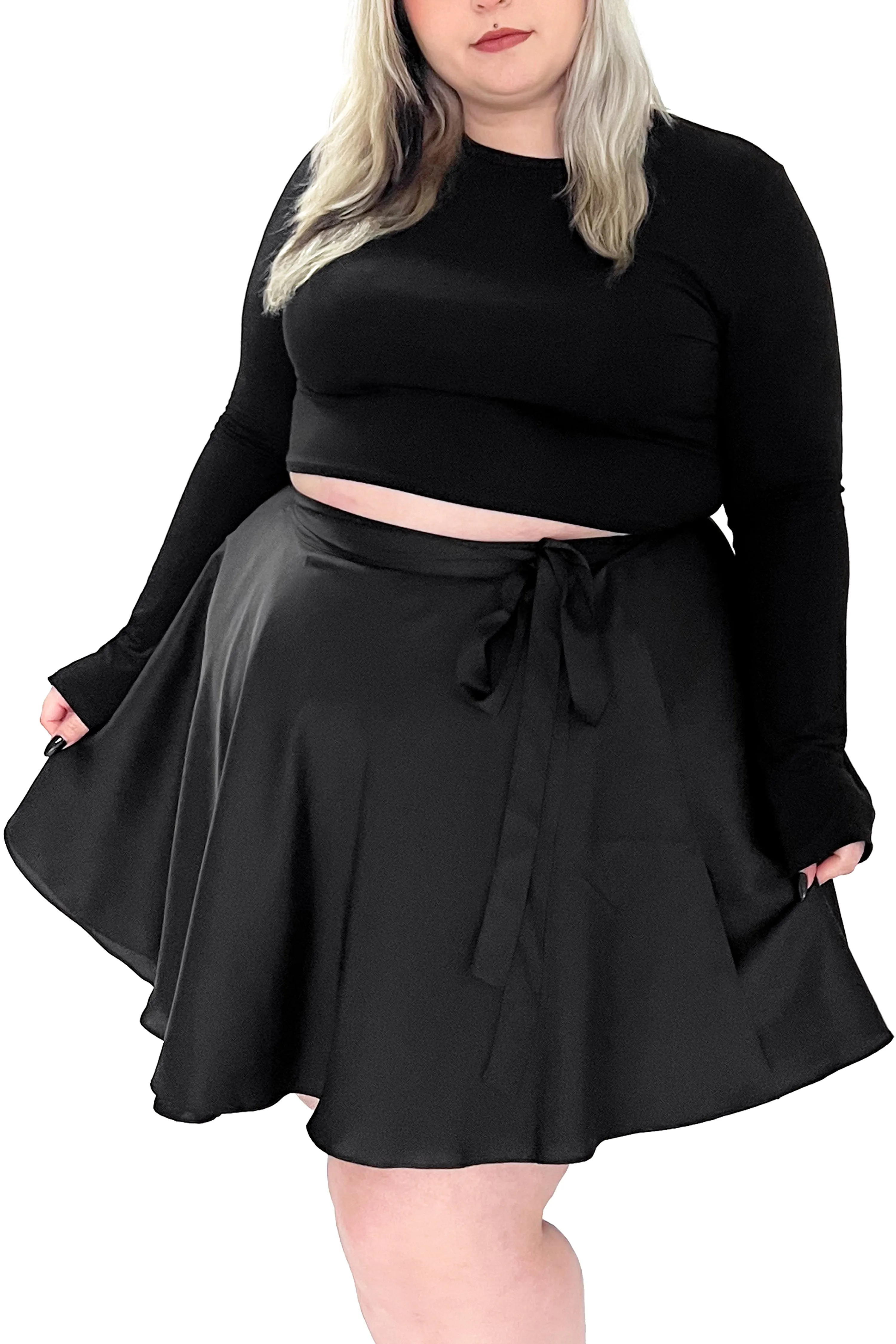 Satin Ballet Wrap Skirt - Sign up for restock notifications!