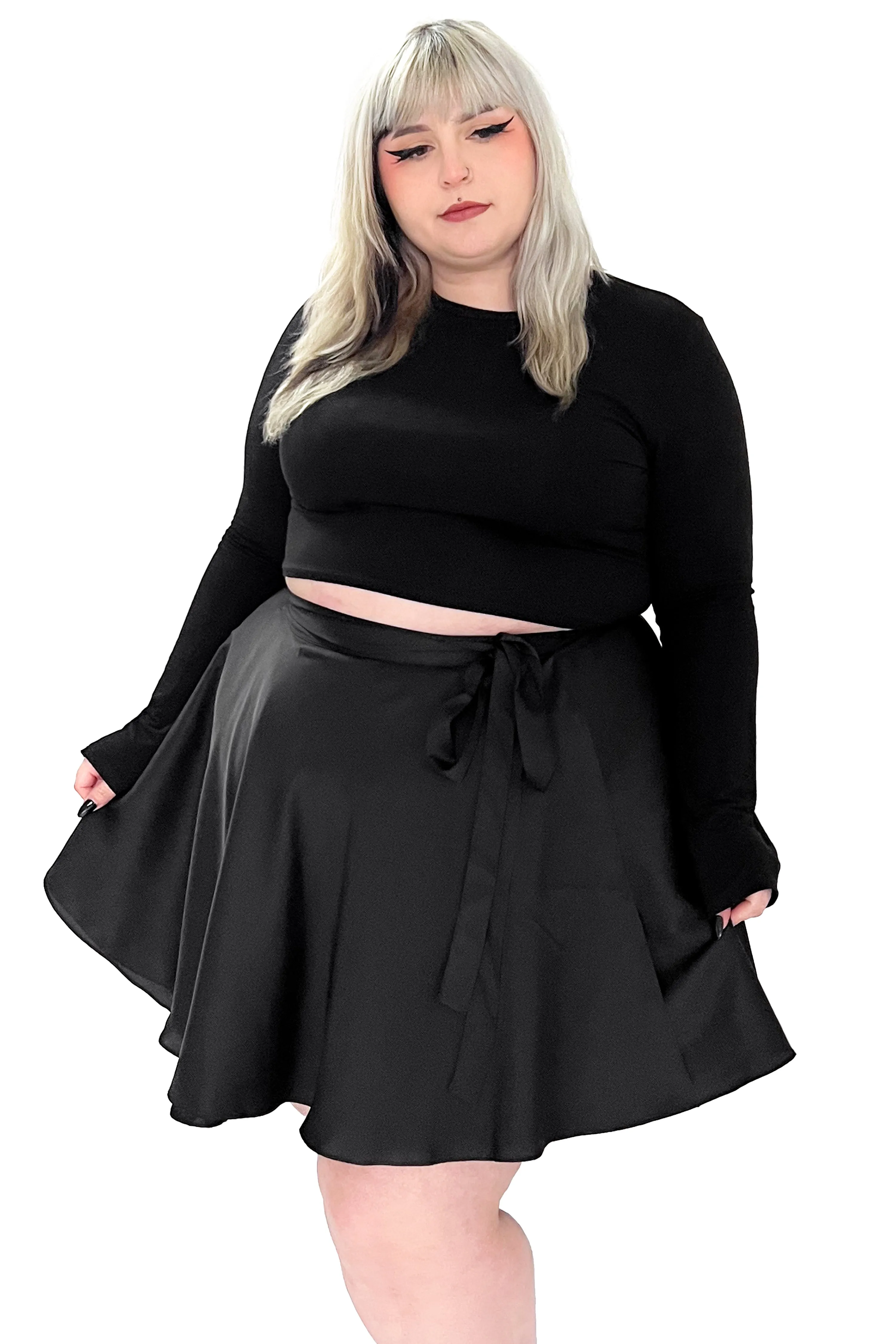 Satin Ballet Wrap Skirt - Sign up for restock notifications!