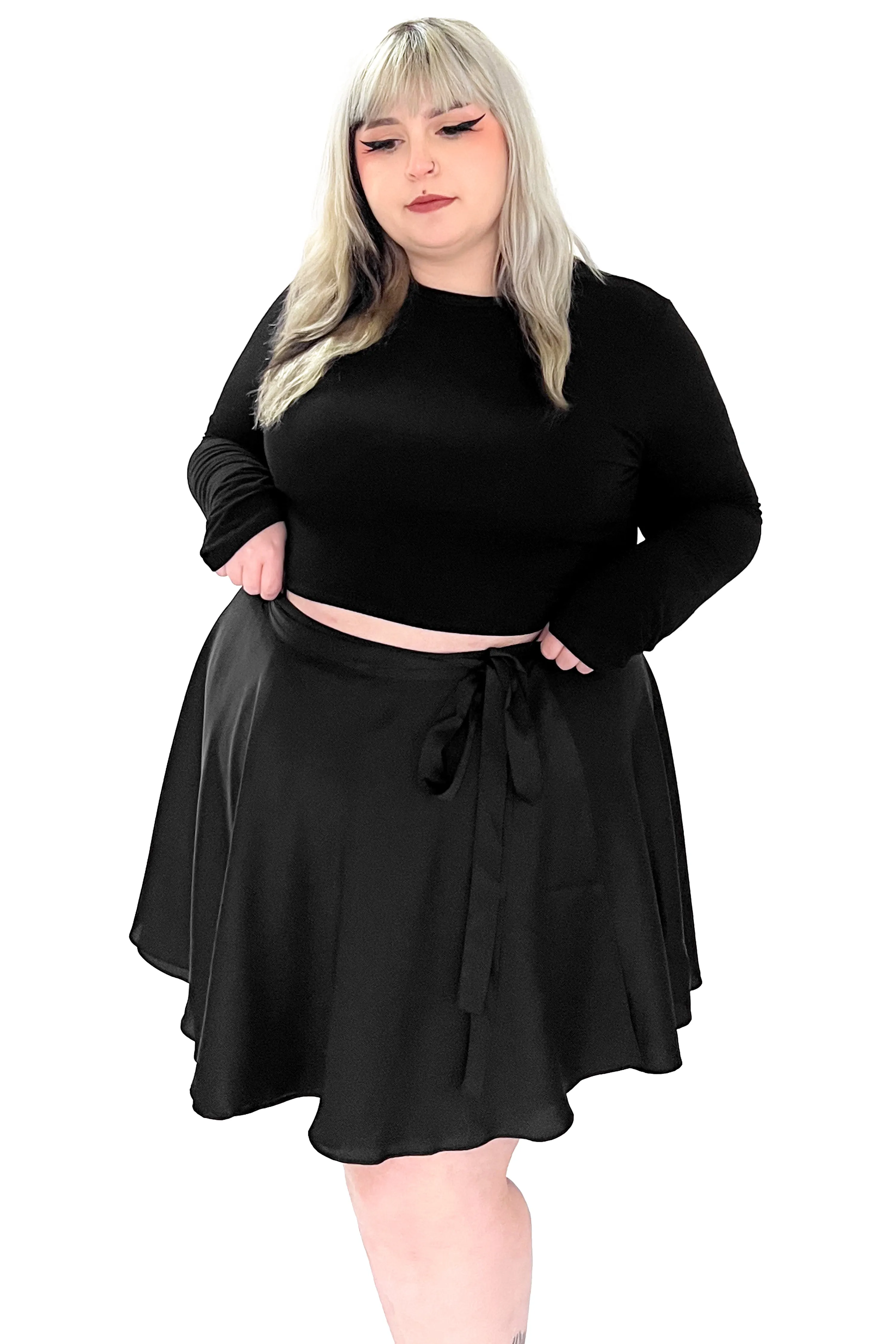 Satin Ballet Wrap Skirt - Sign up for restock notifications!