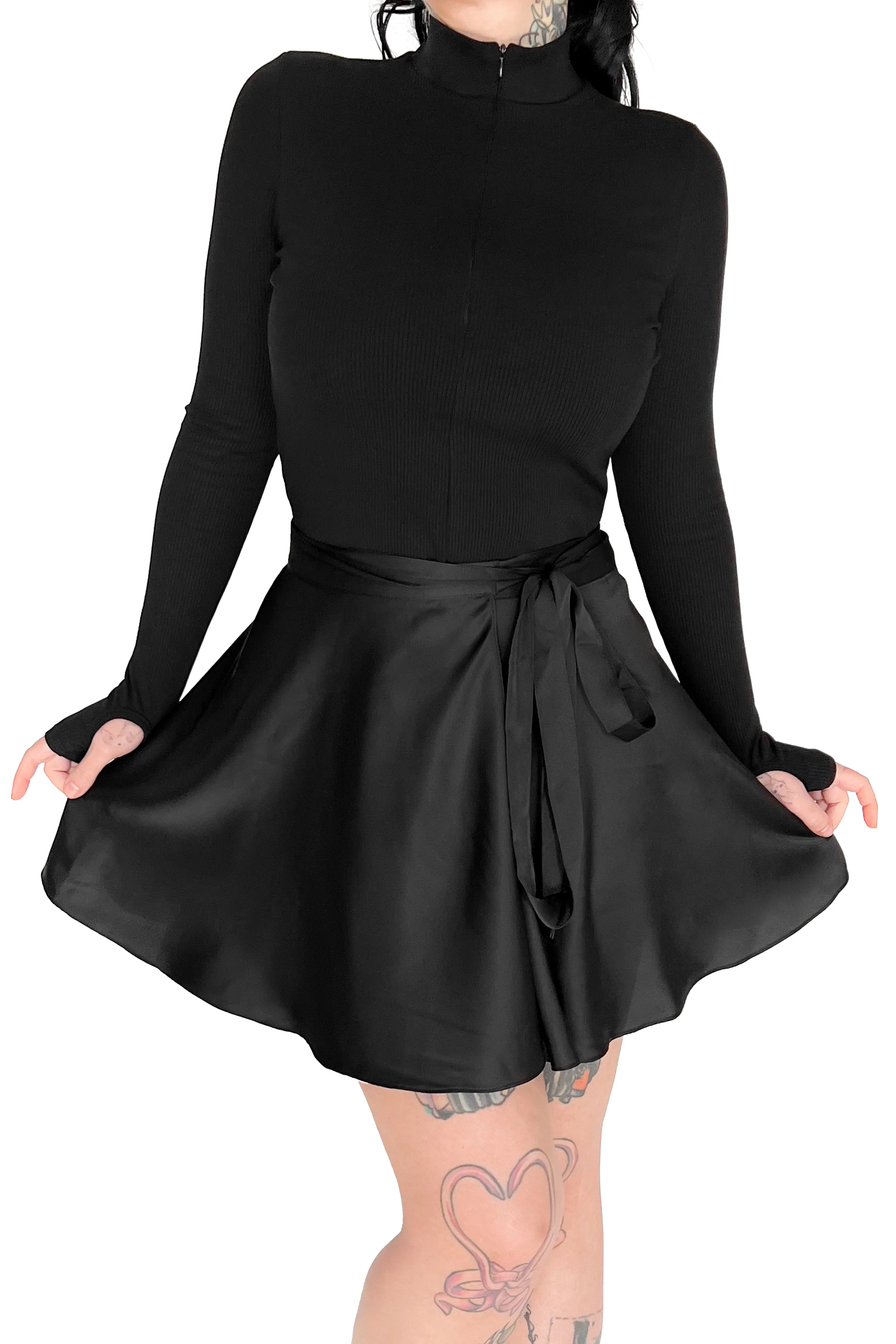 Satin Ballet Wrap Skirt - Sign up for restock notifications!