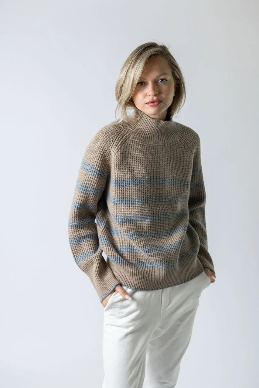 Striped Standneck Sweater
