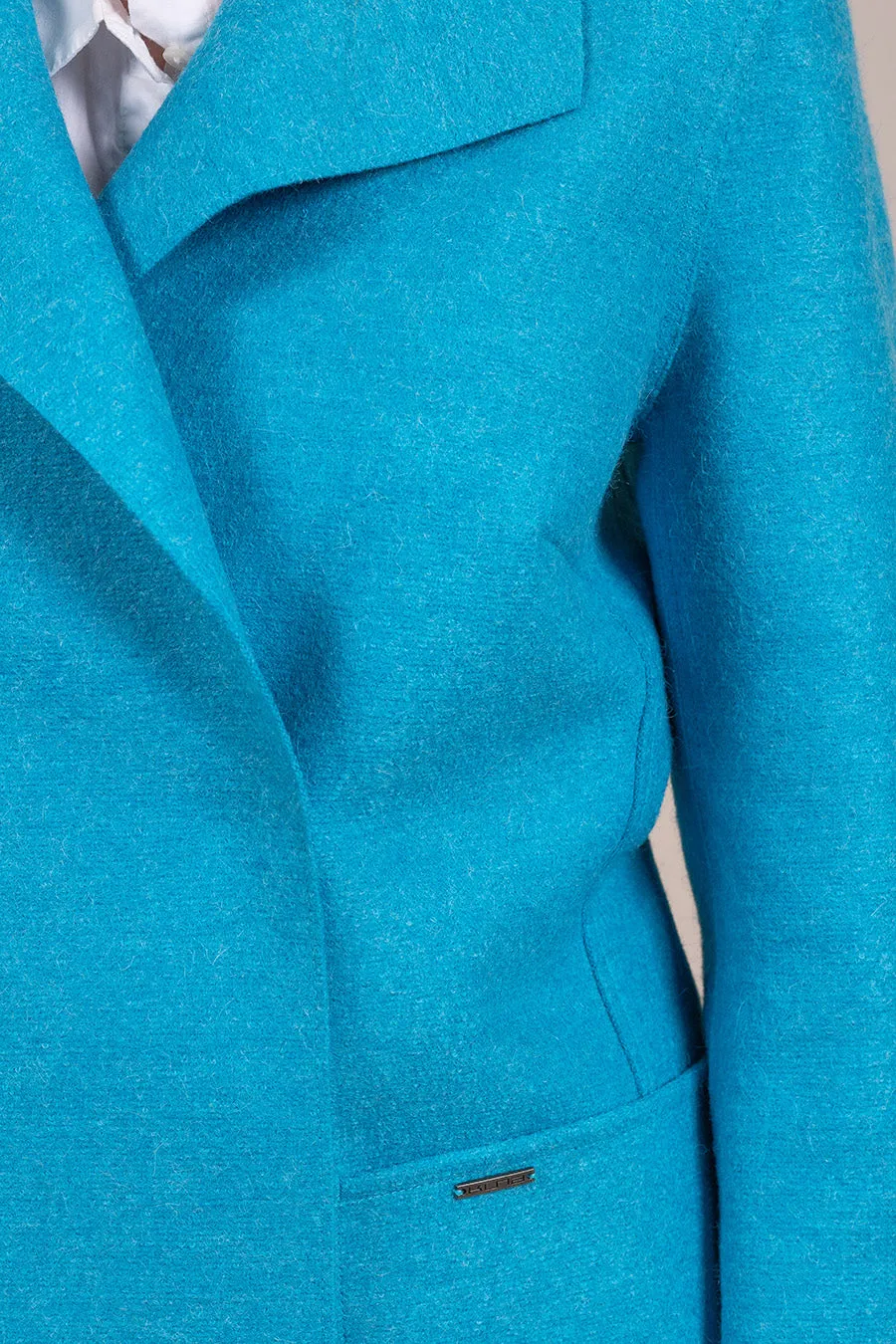 Vaderetro Coat Alpaca & Wool Color Pool