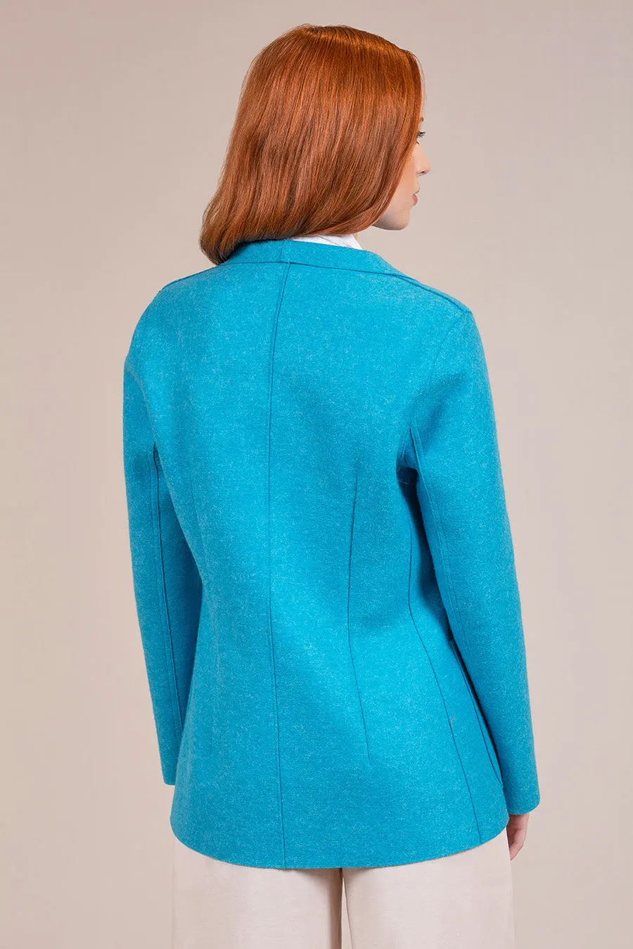Vaderetro Coat Alpaca & Wool Color Pool